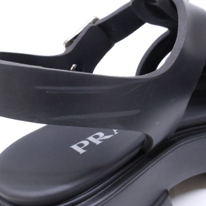 PRADA プラダ 1X853M モノリス ラバー トライアングルプレート サンダル シューズ