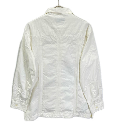 POLObyRalphLauren ポロラルフローレン 90s ISLE ホワイト 長袖 キューバシャツ 開襟 トップス