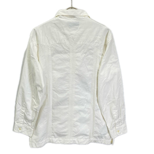 POLObyRalphLauren ポロラルフローレン 90s ISLE ホワイト 長袖 キューバシャツ 開襟 トップス