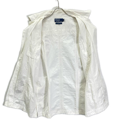 POLObyRalphLauren ポロラルフローレン 90s ISLE ホワイト 長袖 キューバシャツ 開襟 トップス