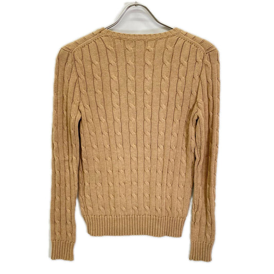 POLObyRalphLauren ポロラルフローレン ベージュ ケーブル コットンニット トップス