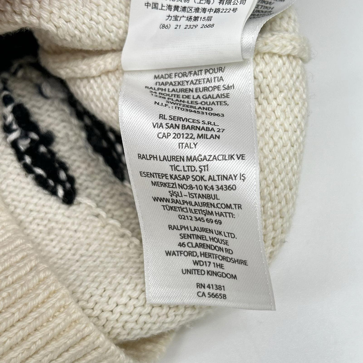POLObyRalphLauren ポロラルフローレン ポロベア スキー コットンニット トップス
