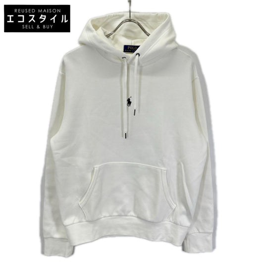 POLO by Ralph Lauren Polo by Ralph Lauren White Center-Logo Pullover Hoodie Tops