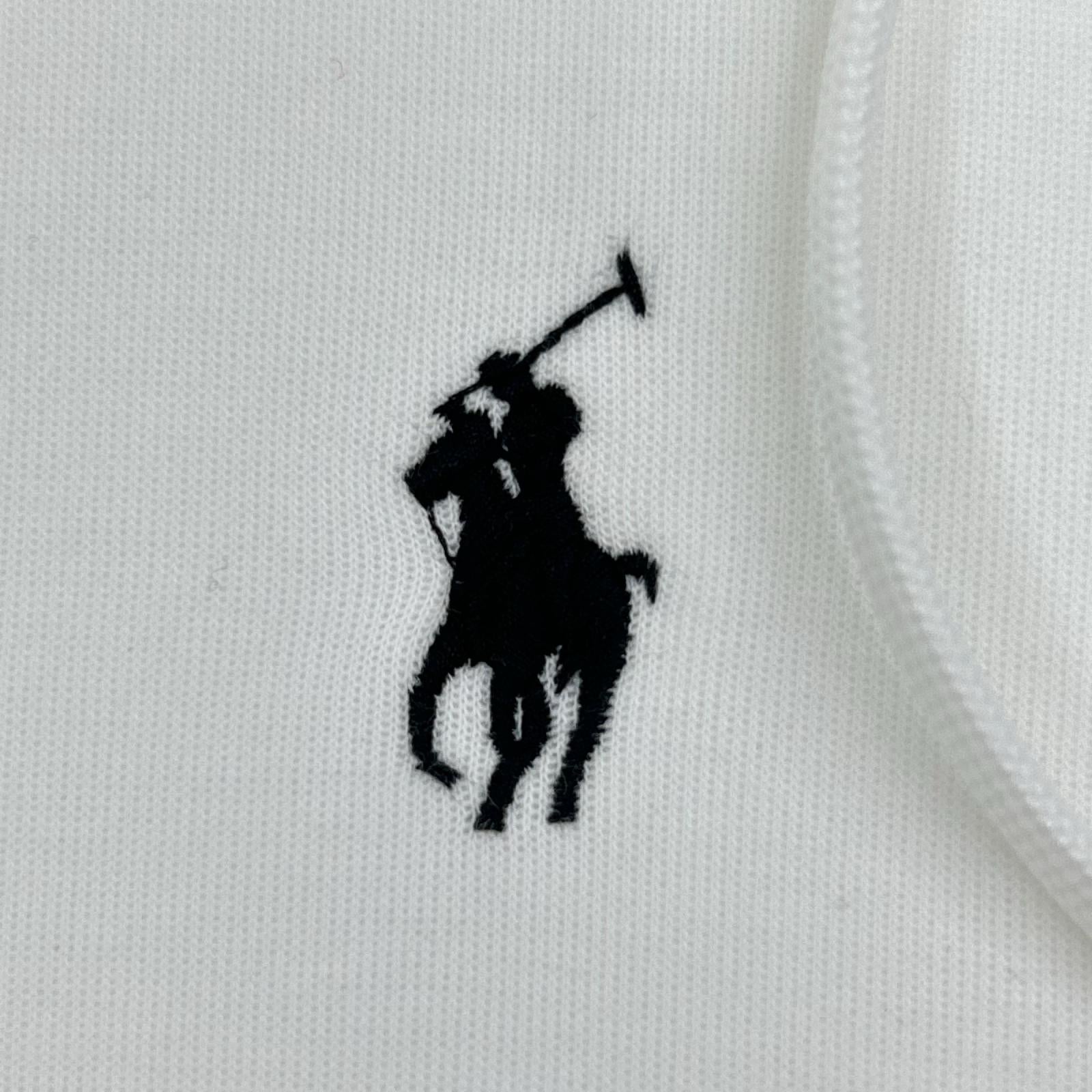 POLObyRalphLauren ポロラルフローレン ホワイト センターロゴ プルオーバーフーディ トップス