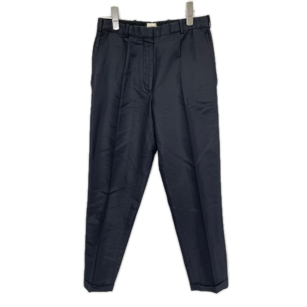 HERMES エルメス ゴルチエ期 ブラック シルク100% パンツ ボトムス