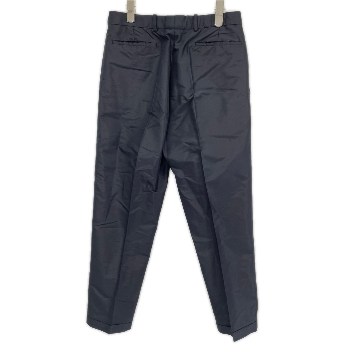 HERMES エルメス ゴルチエ期 ブラック シルク100% パンツ ボトムス