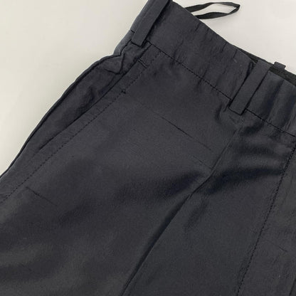 HERMES エルメス ゴルチエ期 ブラック シルク100% パンツ ボトムス