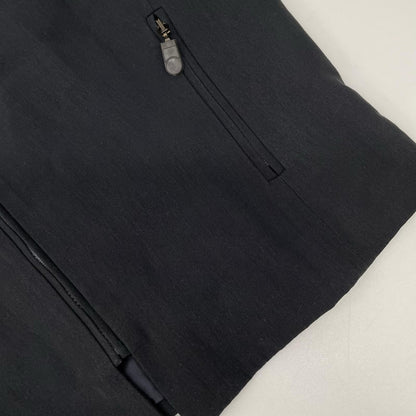 GIORGIOARMANI ジョルジオアルマーニ ネイビー コットン レーヨン ジップカーディガン トップス
