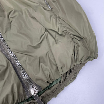MONCLER モンクレール elea giubbotto カーキ ジップアップ ナイロンカーディガン トップス