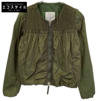 MONCLER モンクレール elea giubbotto カーキ ジップアップ ナイロンカーディガン トップス