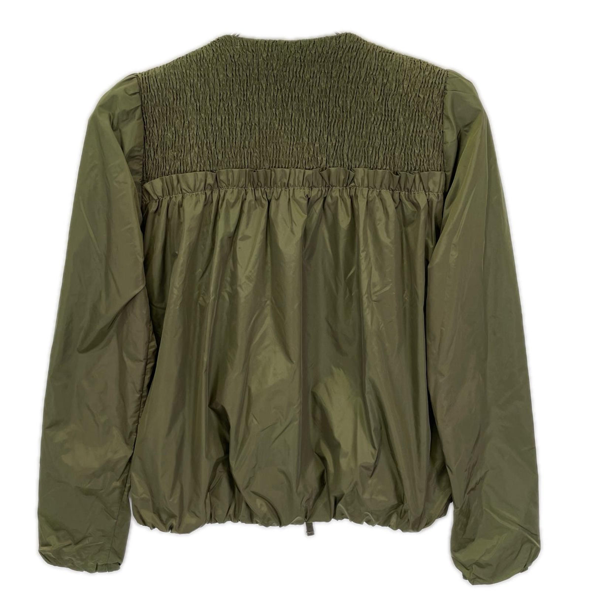 MONCLER モンクレール elea giubbotto カーキ ジップアップ ナイロンカーディガン トップス
