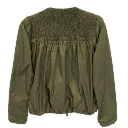 MONCLER モンクレール elea giubbotto カーキ ジップアップ ナイロンカーディガン トップス