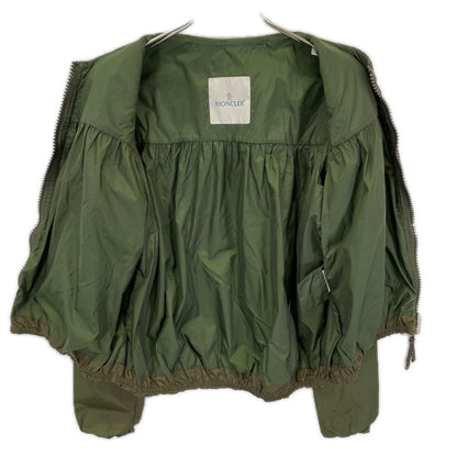 MONCLER モンクレール elea giubbotto カーキ ジップアップ ナイロンカーディガン トップス