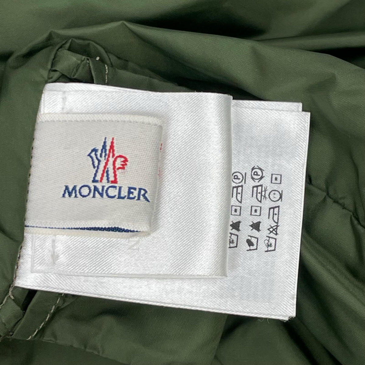MONCLER モンクレール elea giubbotto カーキ ジップアップ ナイロンカーディガン トップス