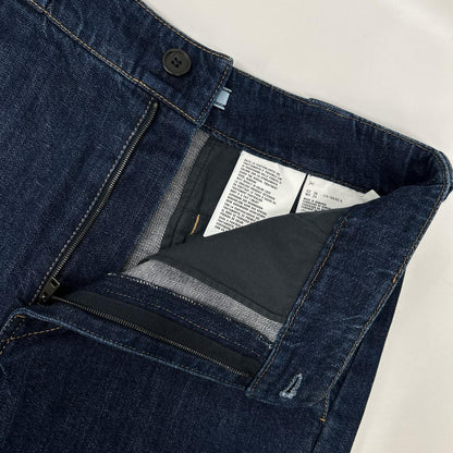 PRADA プラダ 20SS GFP427 S202 三角プレート インディゴデニムショーツ ボトムス