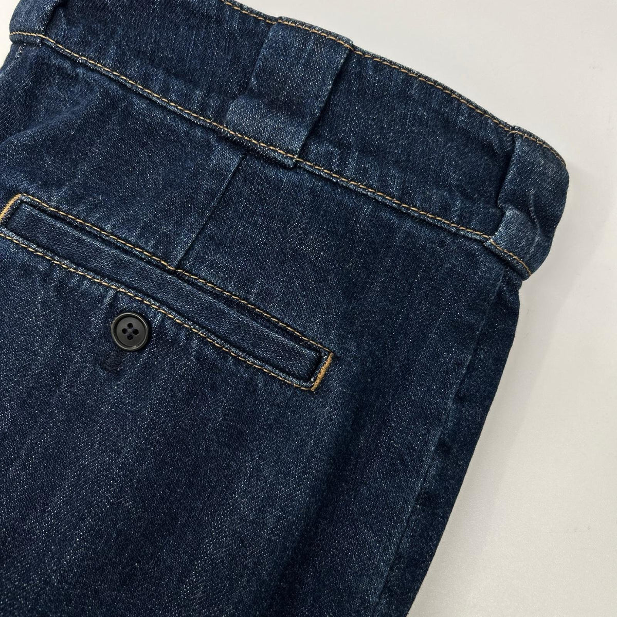 PRADA プラダ 20SS GFP427 S202 三角プレート インディゴデニムショーツ ボトムス