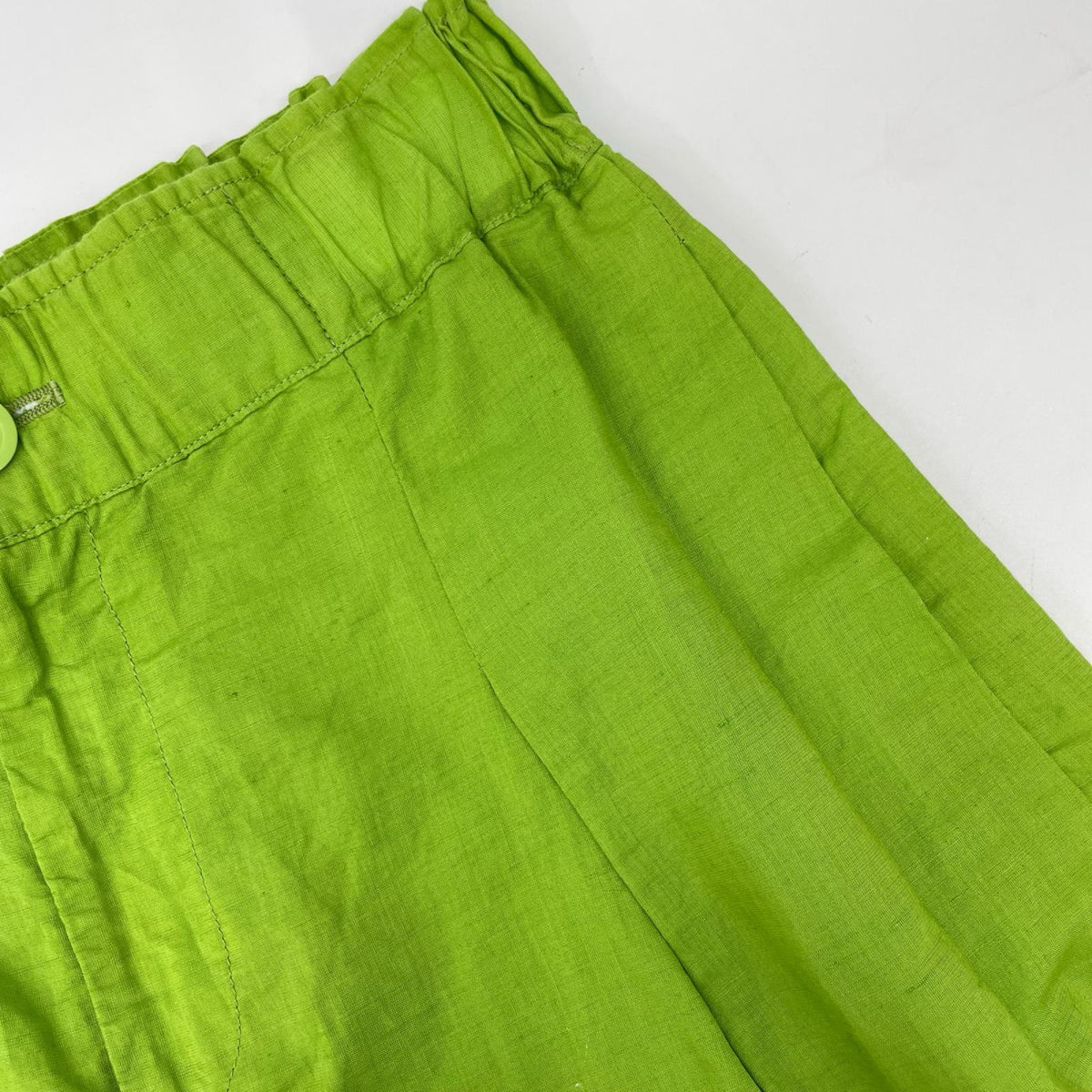 ISSEY MIYAKE イッセイミヤケ IM12FF579 コットンリネン ゴム紐ワイドパンツ ボトムス