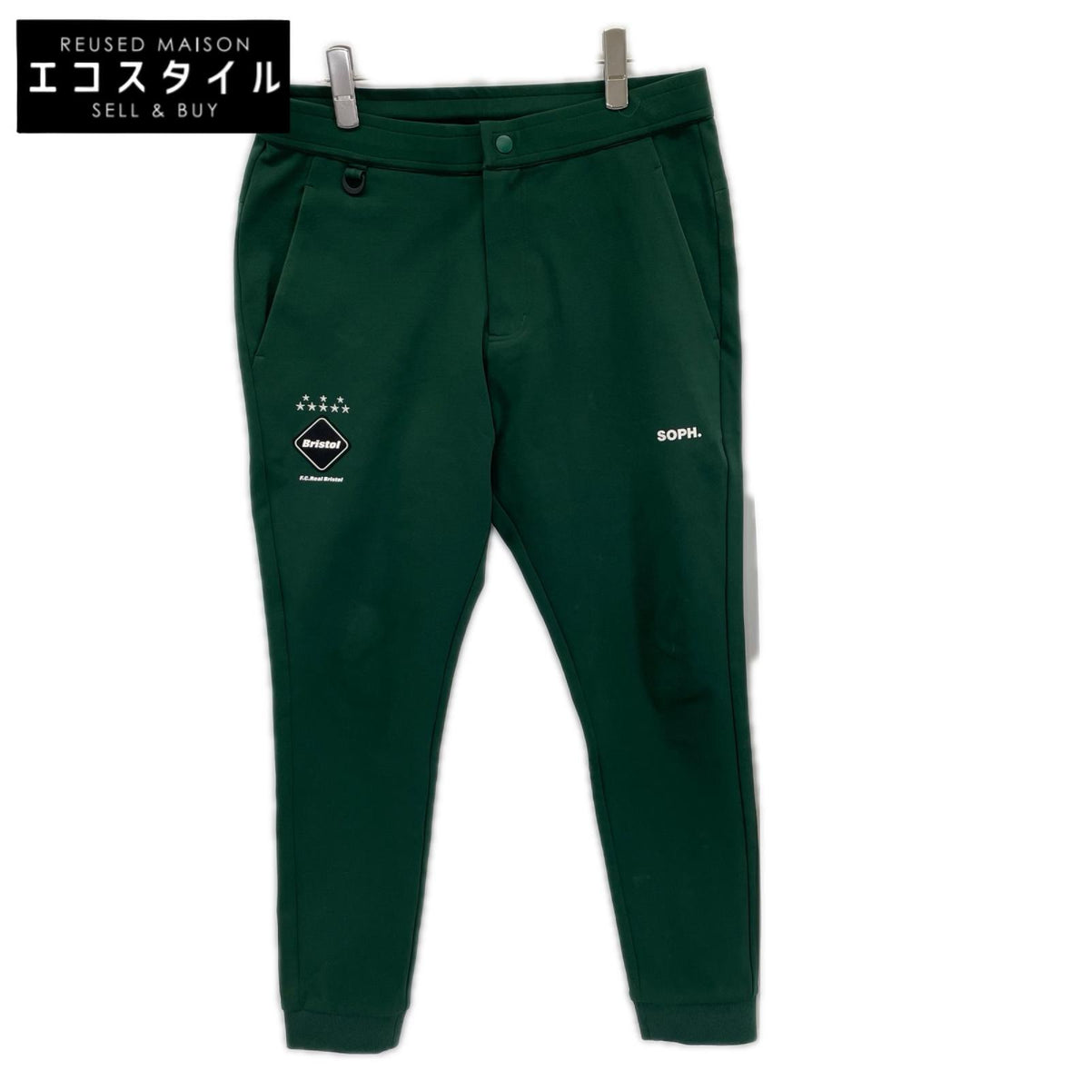 F.C.Real Bristol エフシーリアルブリストル FCRB-250033 25SS グリーン PDK ストレートパンツ ボトムス