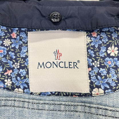 MONCLER モンクレール JOUBARDE GIUBBOTTO インディゴ ナイロン切替 デニムジャケット ジャケット