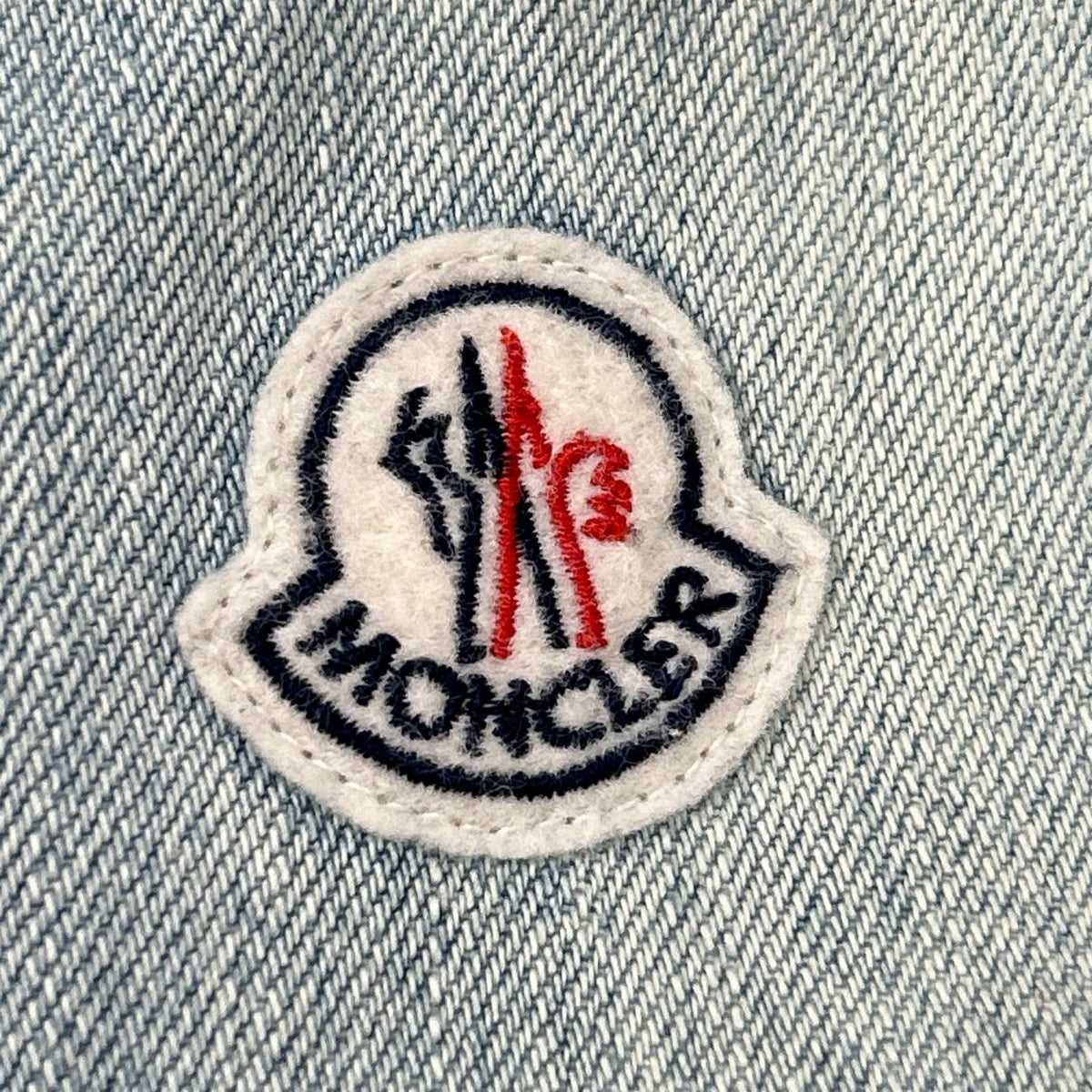 MONCLER モンクレール JOUBARDE GIUBBOTTO インディゴ ナイロン切替 デニムジャケット ジャケット