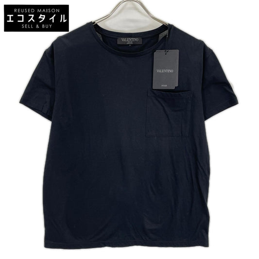 S.VALENTINO バレンチノ NOIR KV0MG03C380 スタッズTシャツ ブラック トップス
