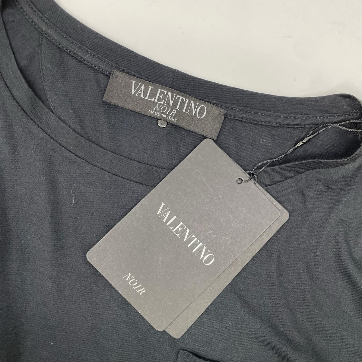 S.VALENTINO バレンチノ NOIR KV0MG03C380 スタッズTシャツ ブラック トップス