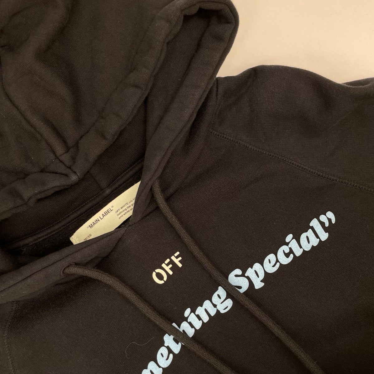 OFF-WHITE オフホワイト ブラック SOMETHING SPECIAL WOMEN ブラック フーディ― トップス