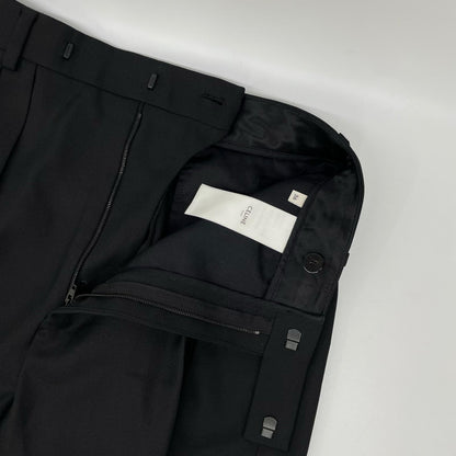 CELINE セリーヌ 2P106120D 2タックトラウザーパンツ ブラック ボトムス