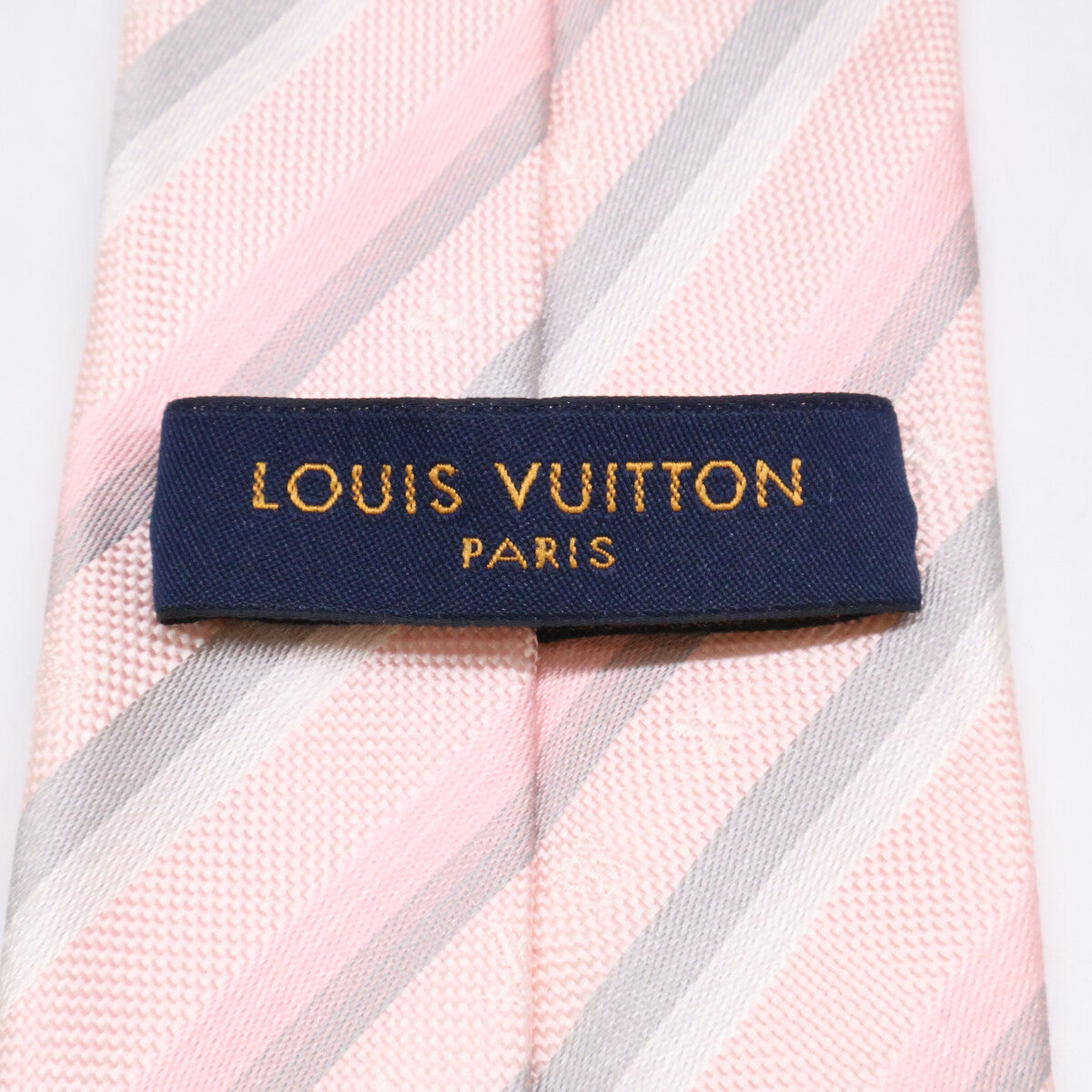 LOUIS VUITTON ルイヴィトン M75948 クラヴァット モノグラム クラブ ストライプ ネクタイ