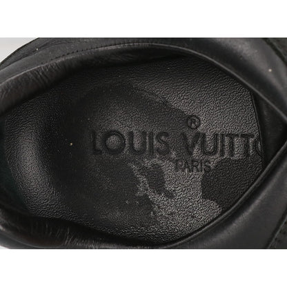 LOUIS VUITTON ルイヴィトン エンボスロゴ レザー ローカットスニーカー シューズ