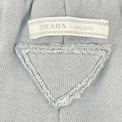 PRADA プラダ 24SS 132402 ブルー トライアングル スウェットショーツ ボトムス