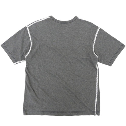 COMMEdesGARCONS HOMME コムデギャルソンオム キュプラパイピング 半袖Tシャツ コットン トップス メンズ グレー M HQ-T025 トップス