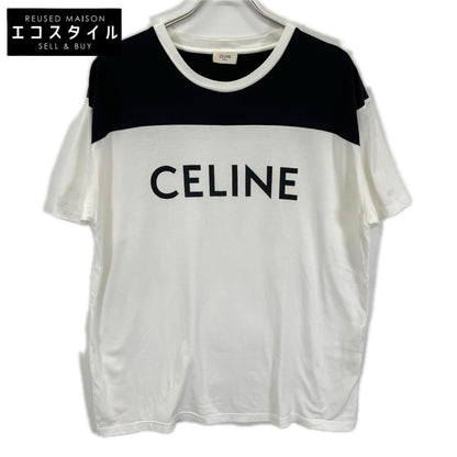 CELINE セリーヌ 2X839501F 21SS/ルーズフィット Tシャツ ホワイト ブラック トップス