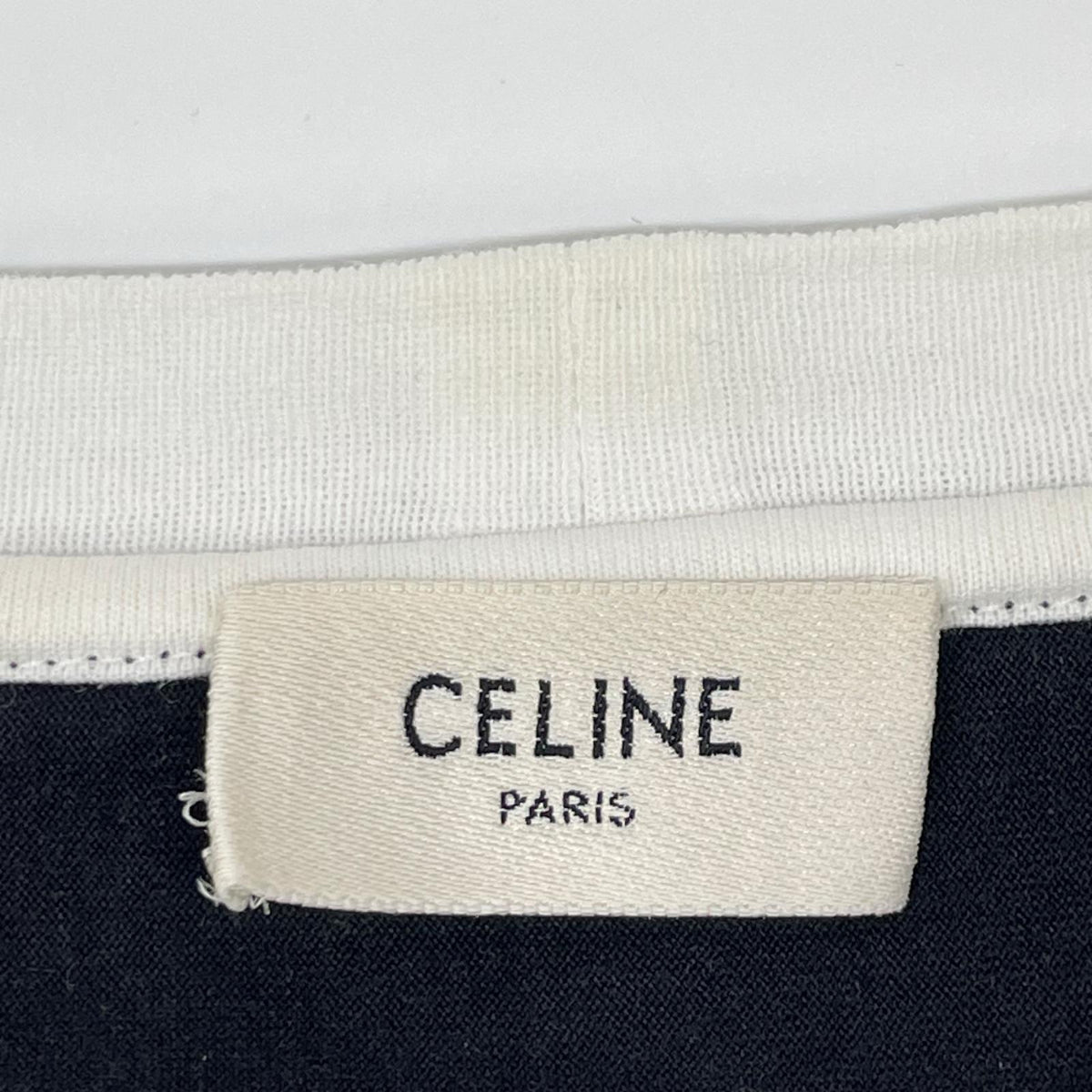 CELINE セリーヌ 2X839501F 21SS/ルーズフィット Tシャツ ホワイト ブラック トップス