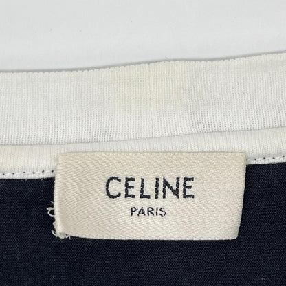 CELINE セリーヌ 2X839501F 21SS/ルーズフィット Tシャツ ホワイト ブラック トップス