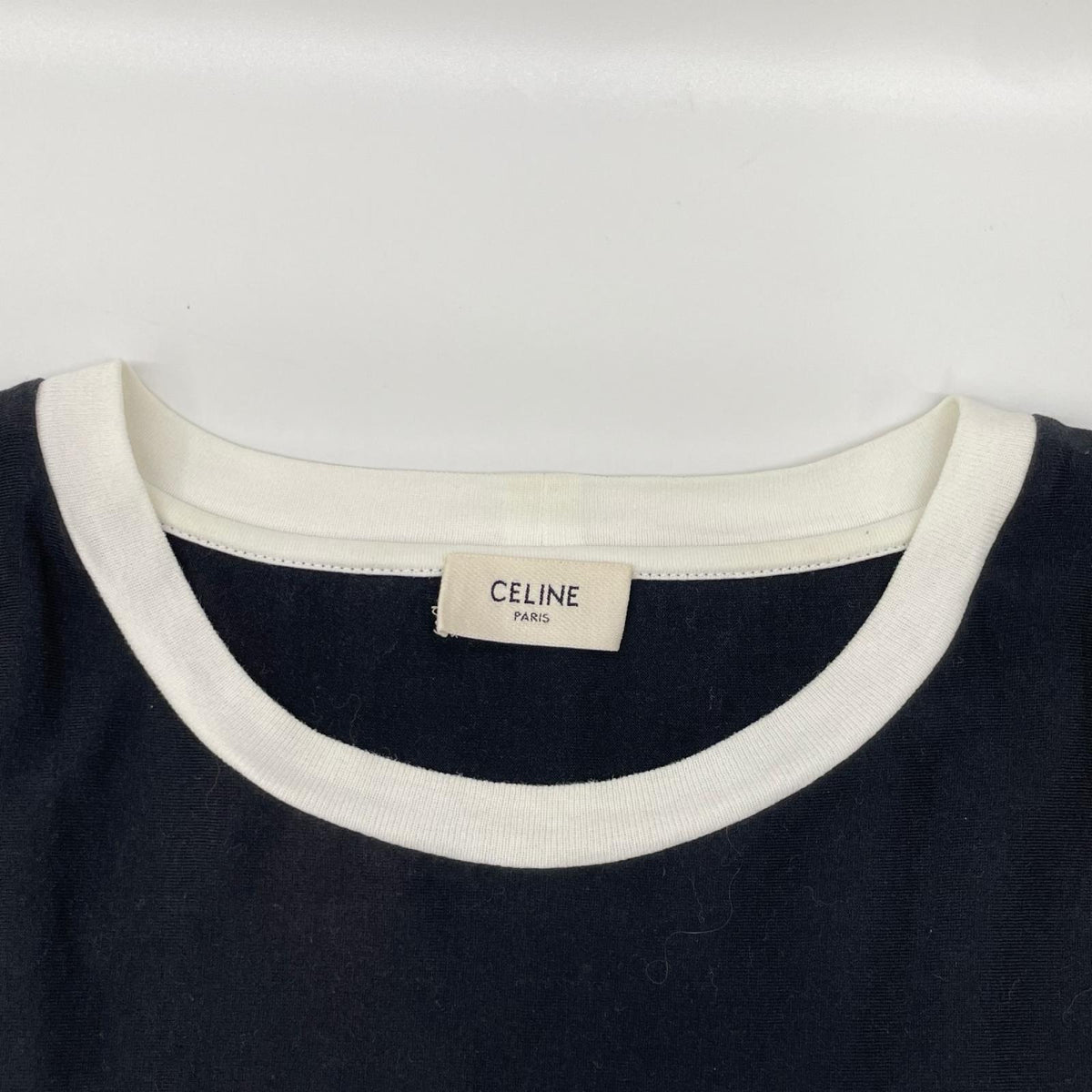 CELINE セリーヌ 2X839501F 21SS/ルーズフィット Tシャツ ホワイト ブラック トップス