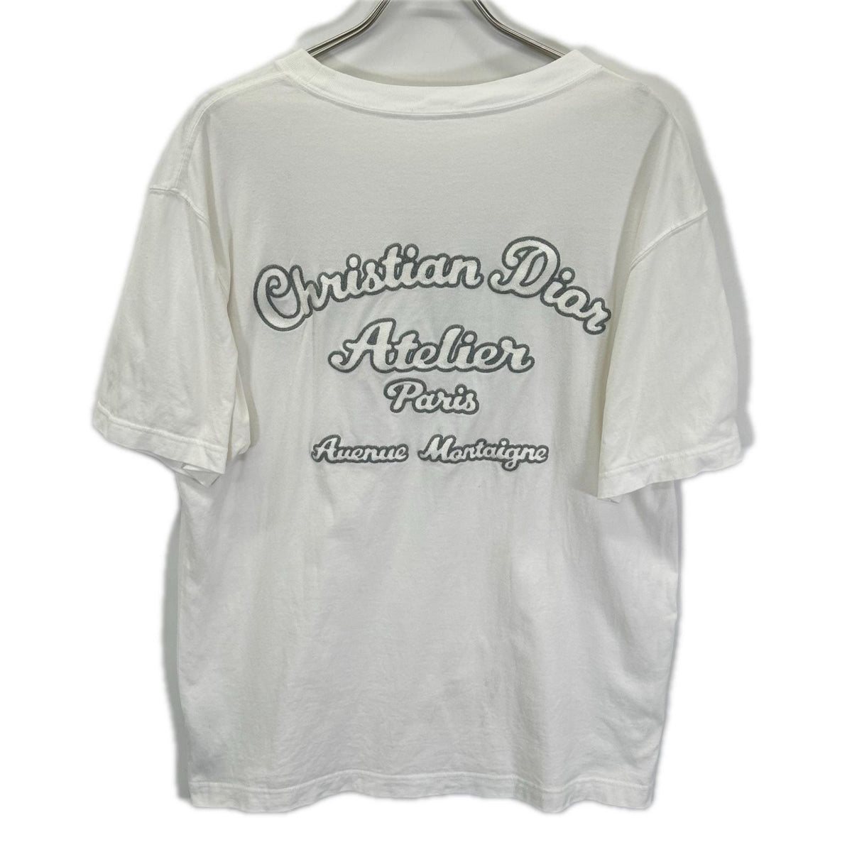 Dior HOMME ディオールオム 293J645A0677 CHRISTIAN DIOR ATELIER 刺繍胸ポケットTシャツ トップス
