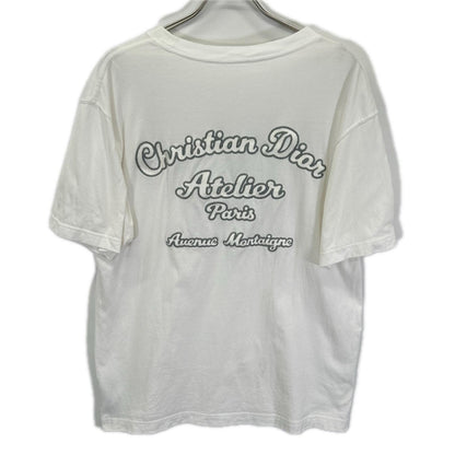 Dior HOMME ディオールオム 293J645A0677 CHRISTIAN DIOR ATELIER 刺繍胸ポケットTシャツ トップス