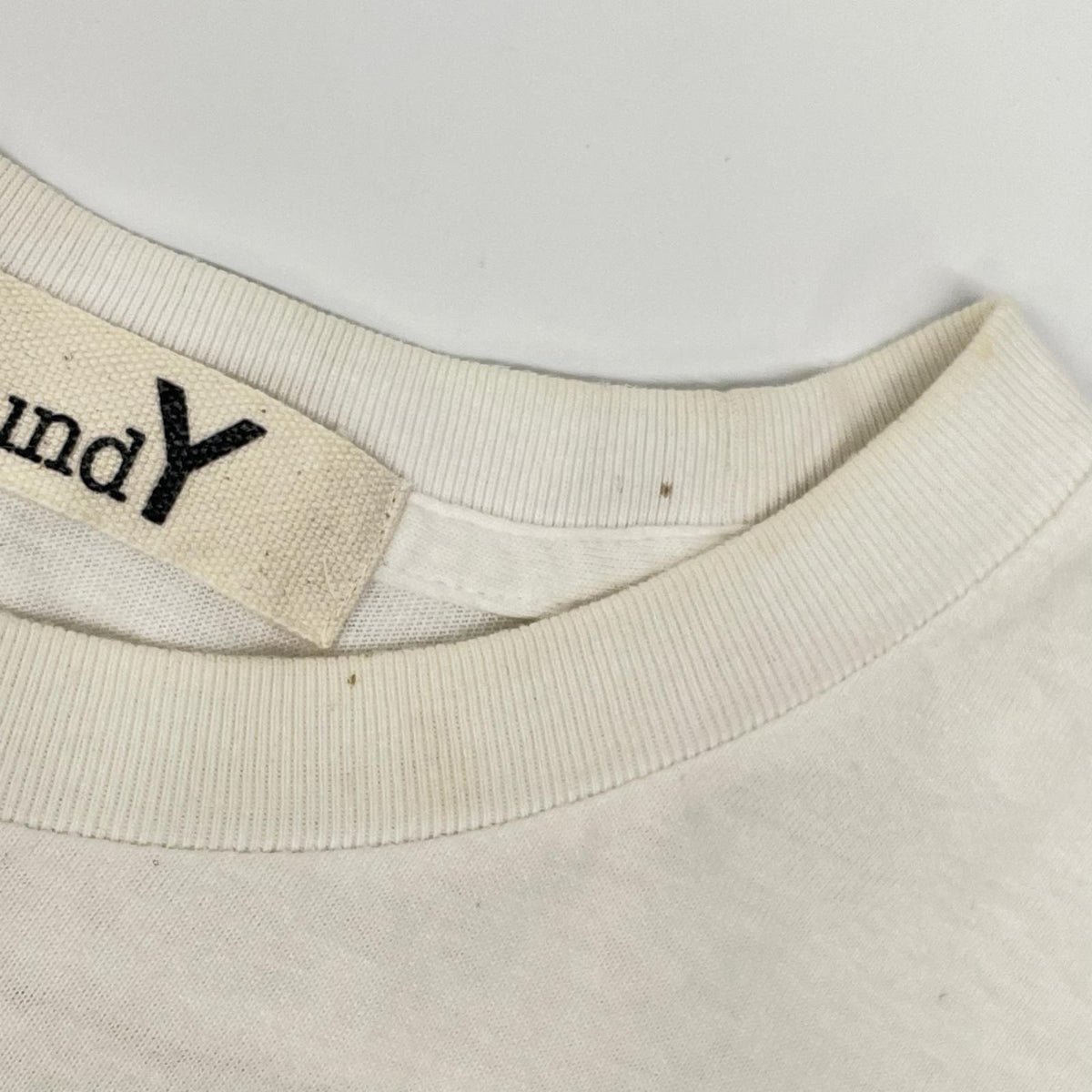 Ground Y グラウンドワイ ホワイト GZ-T21-070 笹田靖人 グラフィックTシャツ トップス