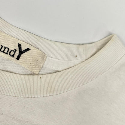 Ground Y グラウンドワイ ホワイト GZ-T21-070 笹田靖人 グラフィックTシャツ トップス