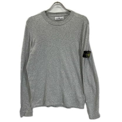 STONE ISLAND ストーンアイランド 761553289 グレー パッチ コットンニット トップス
