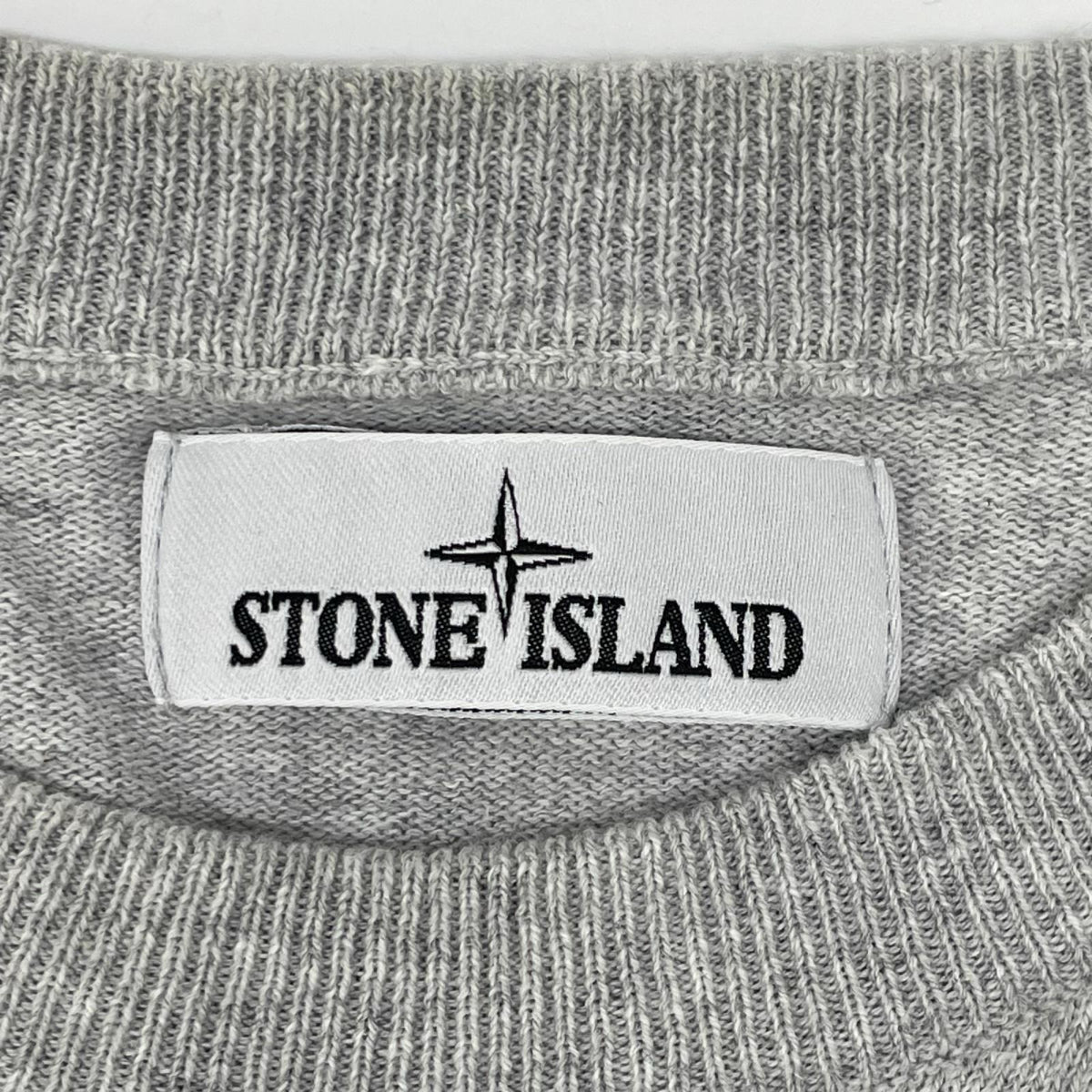 STONE ISLAND ストーンアイランド 761553289 グレー パッチ コットンニット トップス