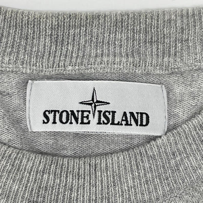 STONE ISLAND ストーンアイランド 761553289 グレー パッチ コットンニット トップス