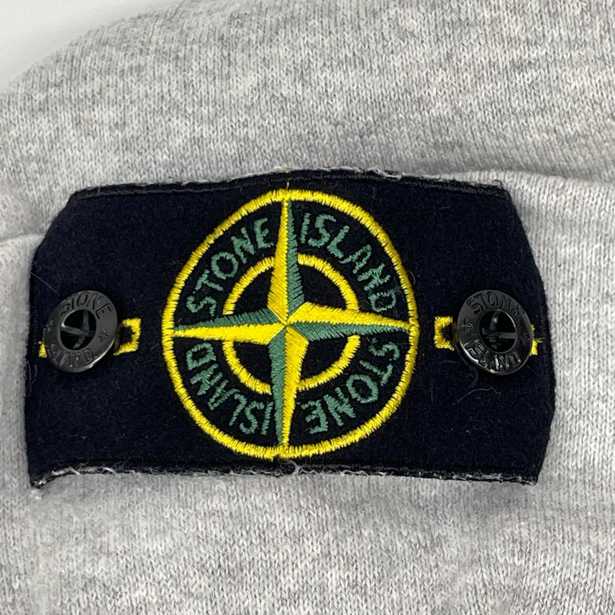 STONE ISLAND ストーンアイランド 761553289 グレー パッチ コットンニット トップス
