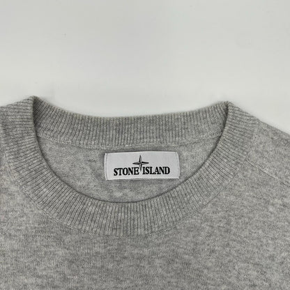 STONE ISLAND ストーンアイランド 761553289 グレー パッチ コットンニット トップス