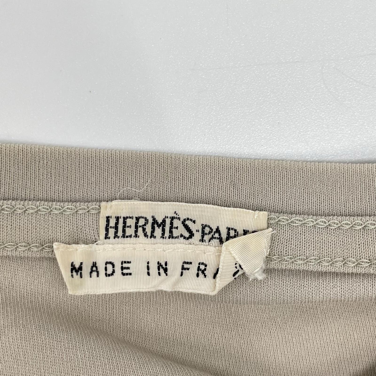 HERMES エルメス ベージュ マルジェラ期 セリエ釦 トップス トップス
