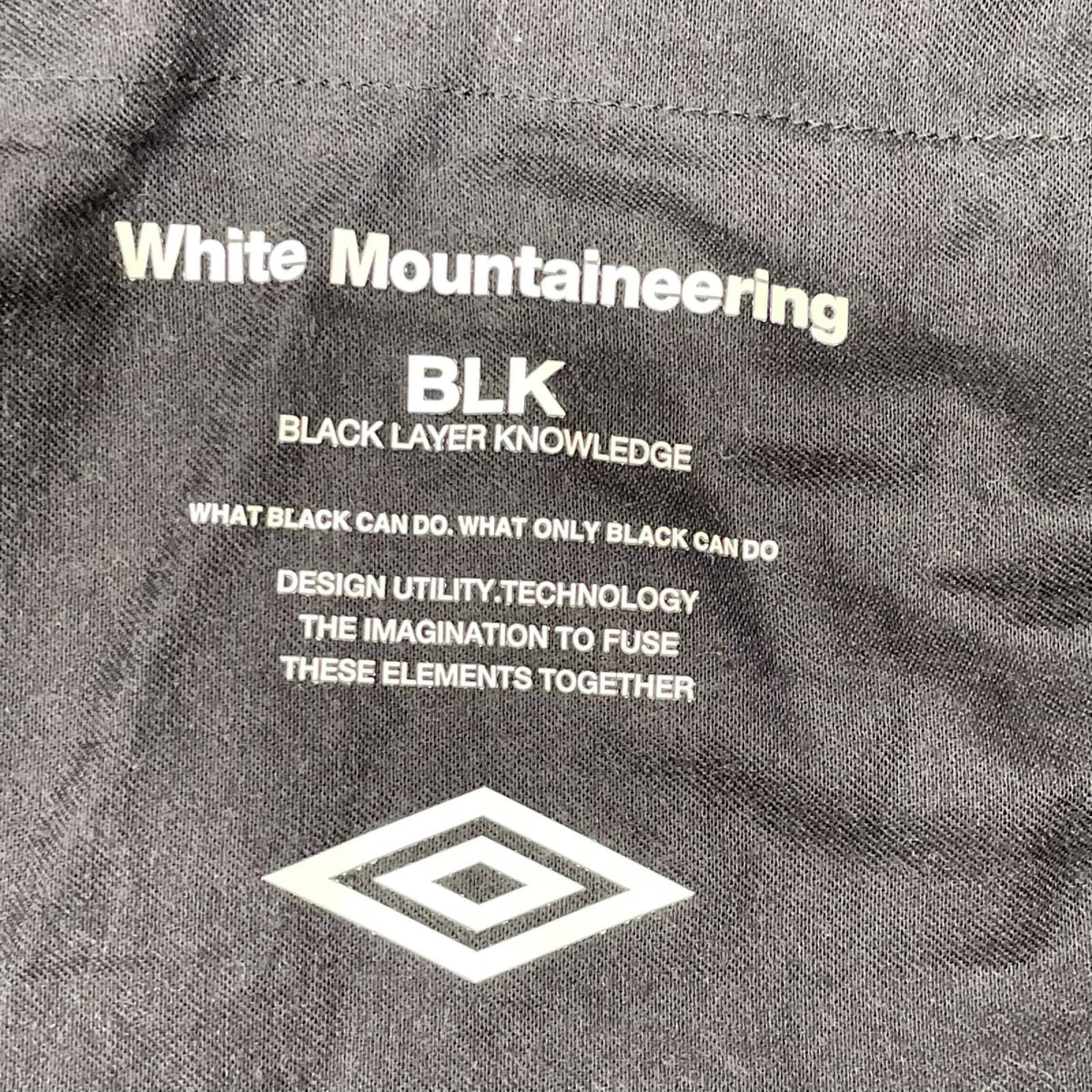 WHITE MOUNTAINEERING ホワイトマウンテニアリング ×UMBRO BK2473503 ベロア トラックパンツ ボトムス
