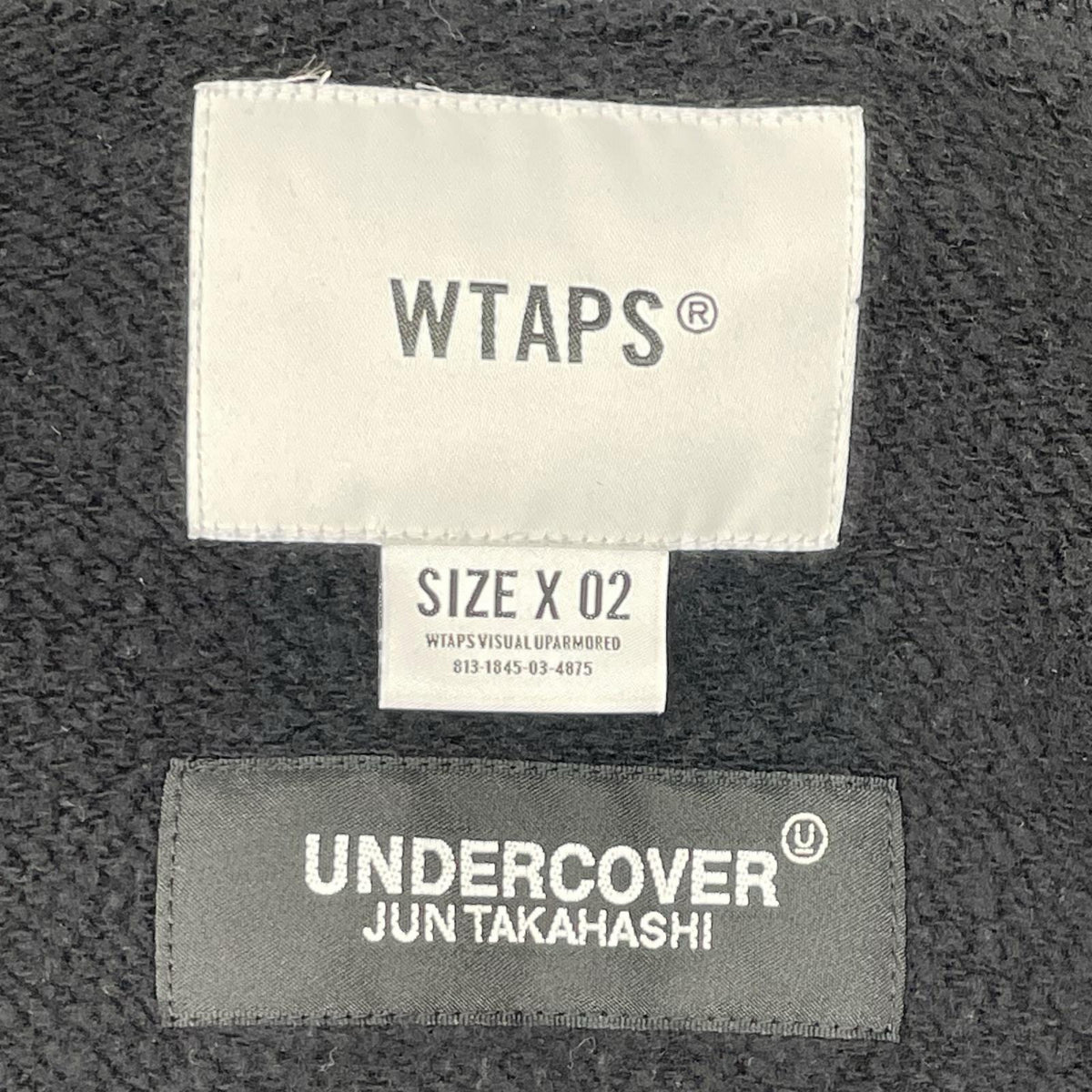 (W)TAPS ダブルタップス ×UNDERCOVER 212ATU-CSM02S インサイドアウト フーディ― トップス