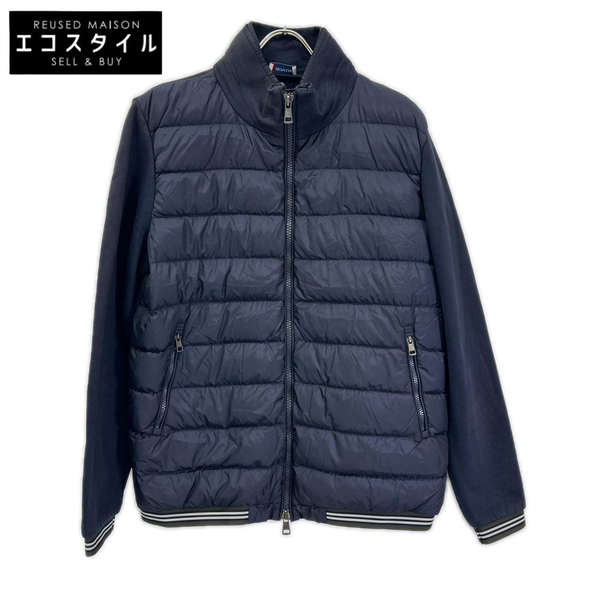 MONCLER モンクレール MAGLIA CARDIGAN スウェット ナイロン切替ジャケット ジャケット