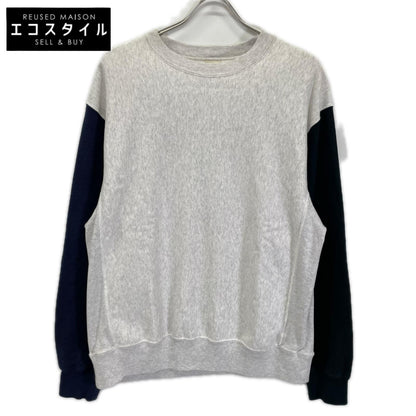 blurhms ブラームス 22F18 TWO TONE グレー スウェット トップス